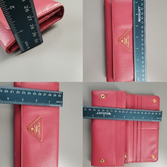 PRADA Beautiful Long Bifold wallet Italy - Picture 3 of 16